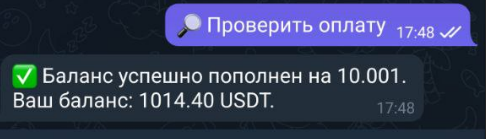 Проверка оплаты PM